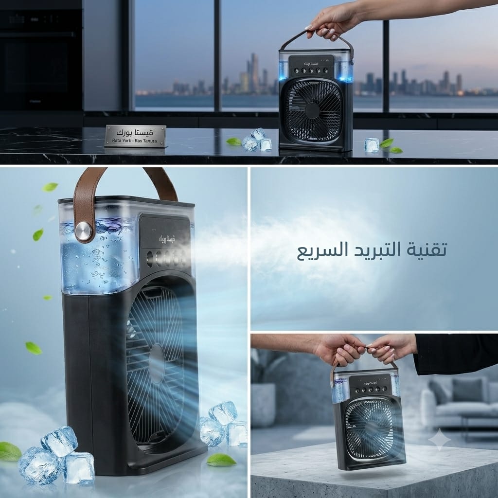 مرطب هواء محمول صغير يعمل بالتيار المتردد   